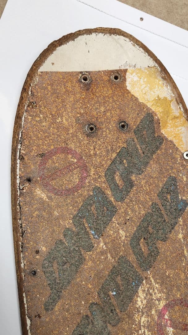 スケートボードデッキ 木製 使用感あり