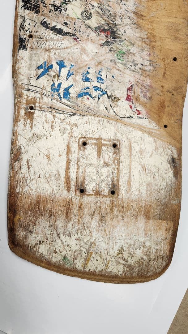 スケートボードデッキ 木製 使用感あり