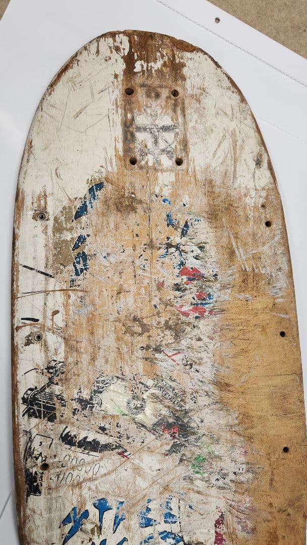 スケートボードデッキ 木製 使用感あり
