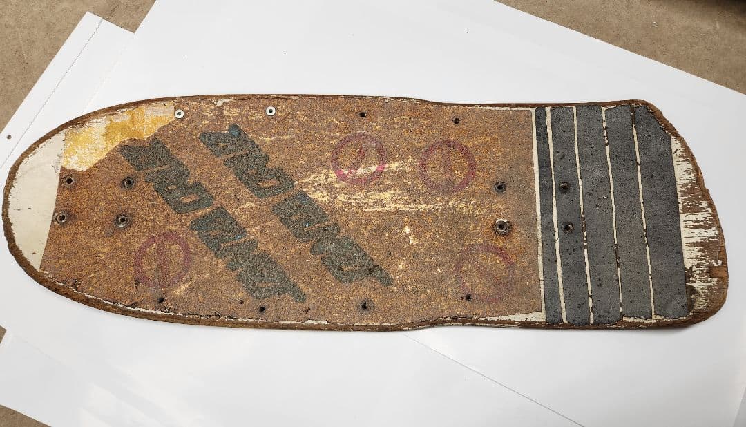 スケートボードデッキ 木製 使用感あり