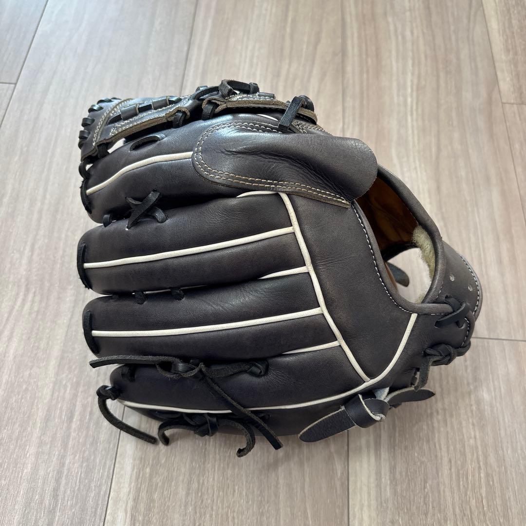 SSK オーダー軟式グローブ 投手用 ネイビー 刺繍あり