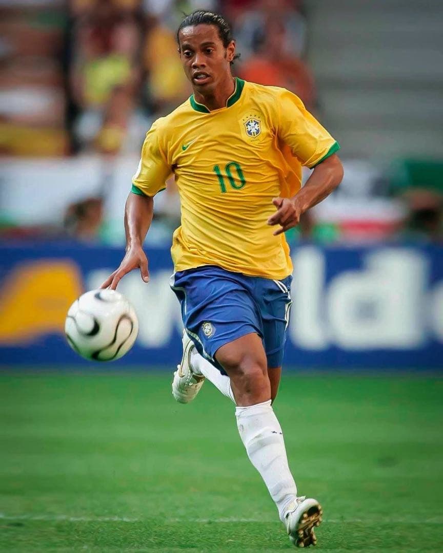 正規品2006年ブラジル代表　ユニフォーム ロナウジーニョ　Lサイズ