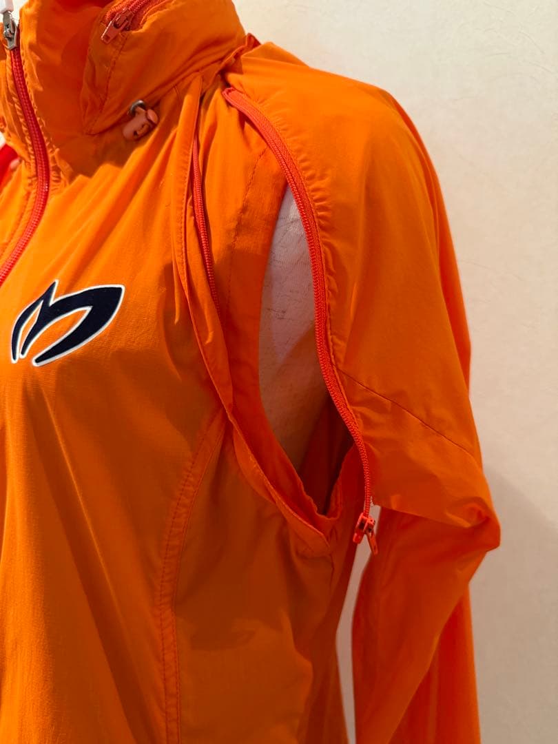 マスターバニー　ジップアップ　3Way ジャケット　折り畳みフード・ベスト