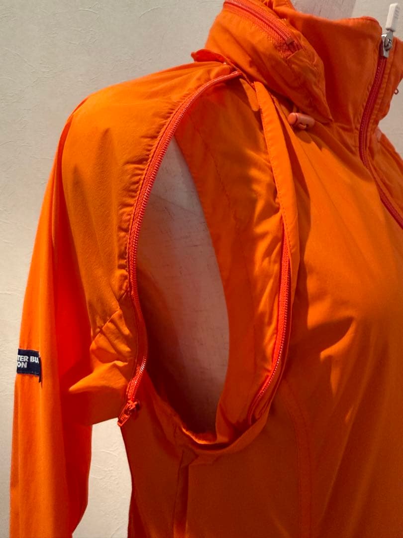 マスターバニー　ジップアップ　3Way ジャケット　折り畳みフード・ベスト