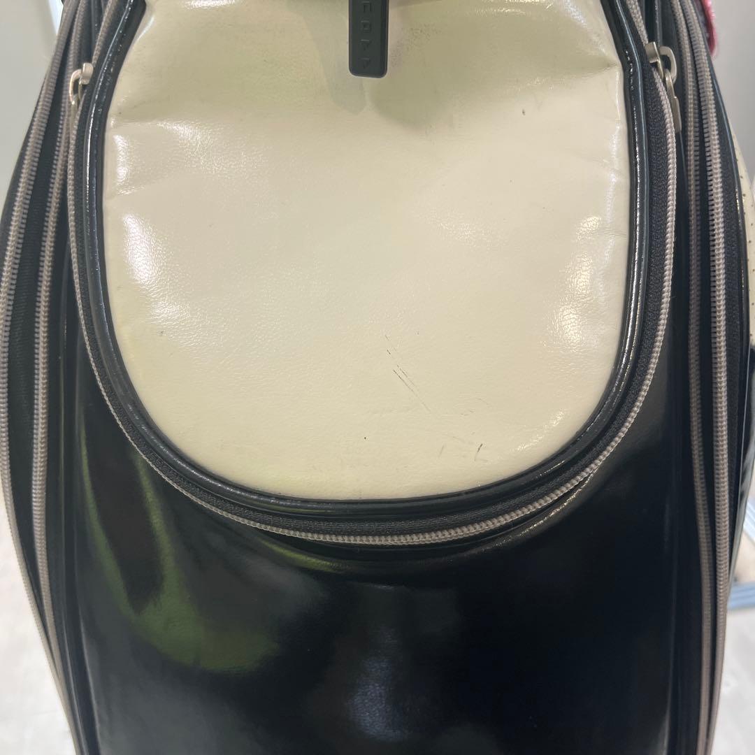 onoff ゴルフキャディバッグ 黒/白