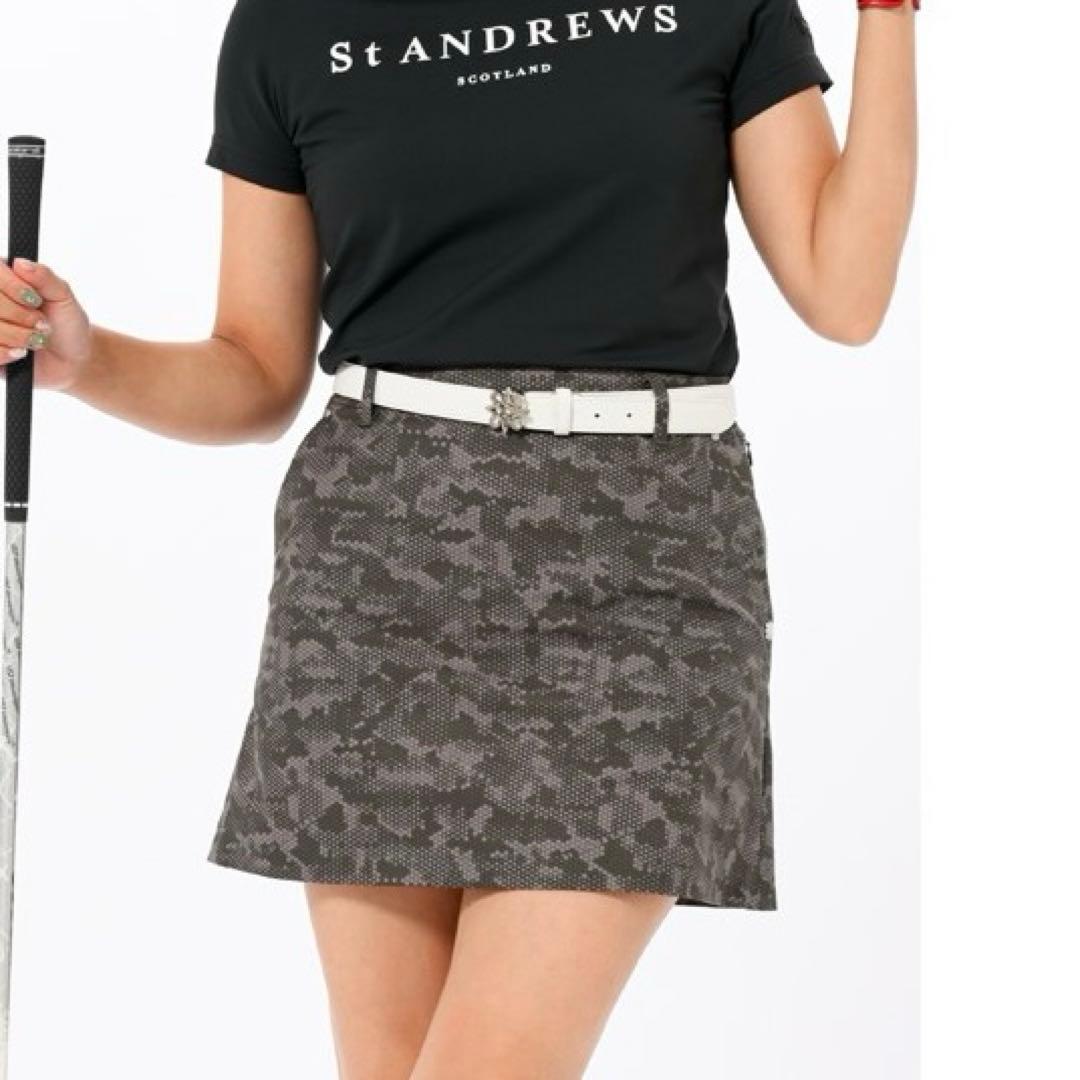 《新品未使用》St Andrews 迷彩柄 ゴルフスカート S