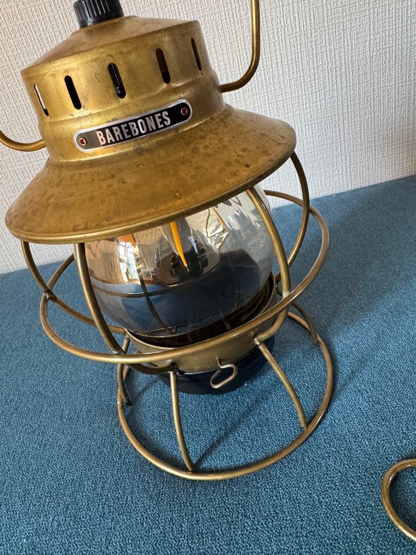 BAREBONES レイルロードランタン ブラス 真鍮 日本限定 専用ケース付き