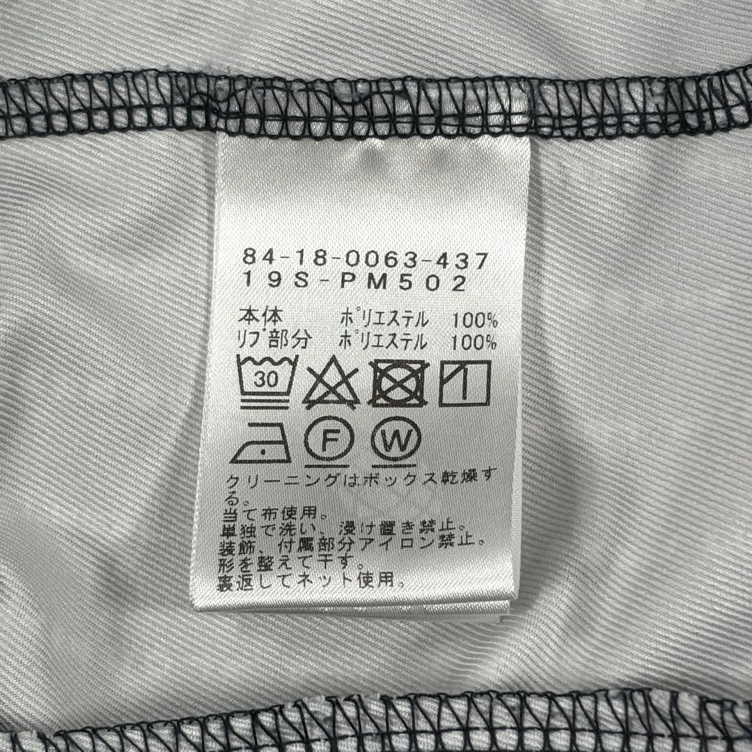 【ビームスゴルフ】ジャケット　ブルゾン　ネイビー　ロゴ総柄　L　ダブルジップ