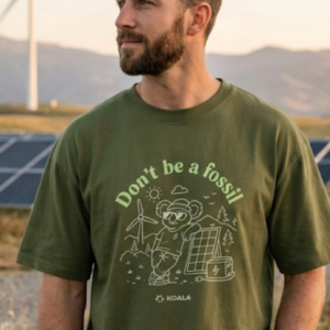 Maglietta "Don't be a fossil"