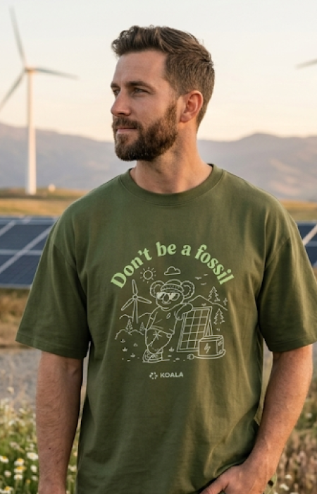 Maglietta "Don't be a fossil"